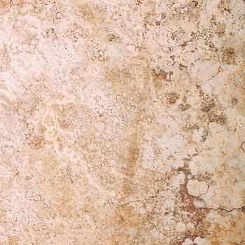 Stained brown wall with rust background marble