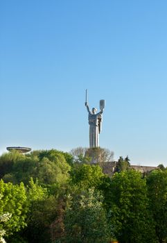 Monumental statue of the Mother Motherland KIEV UKRAINE