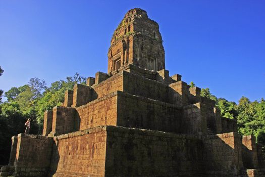 Baksei Chamkrong temple, Angkor area, Siem Reap, Cambodia