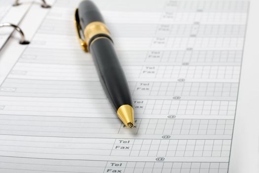 Ballpoint Pen in Phone Book business