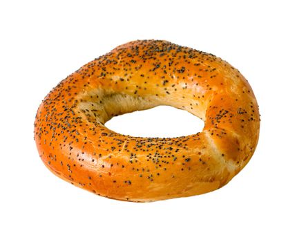 Bagel isolated on white background