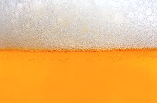 Beer foam background texture