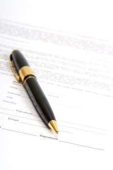 Agreement ready for signature