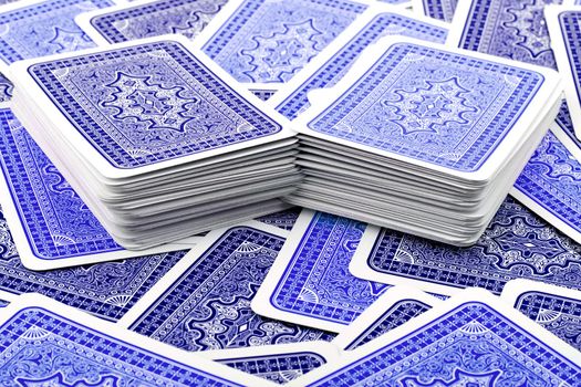 playing poker cards background