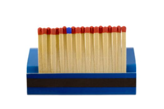 matches row - match leader isolated on white background