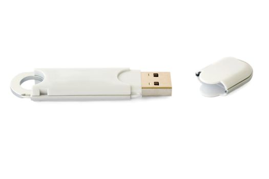 Usb flash memory isolated on the white background