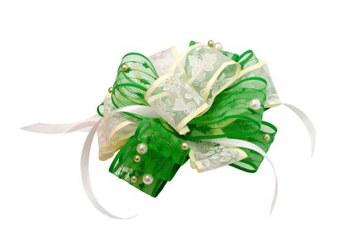 Wedding fashionable bow isolated on white background