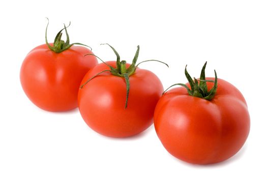 tomato ripe isolated on white background.