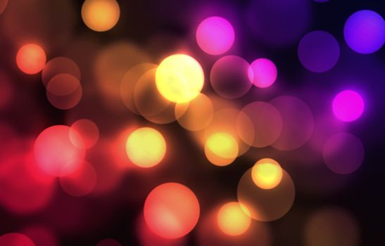 colorful bokeh