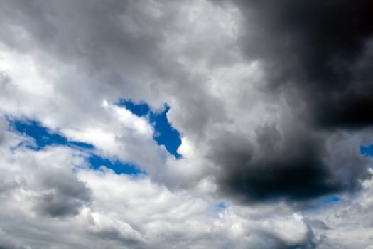overcast blue white background dramatic