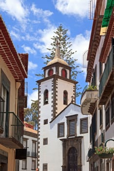 Santa Clara Church in Funchal, Street View  Madeira