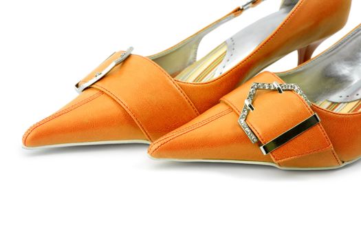 glamour shoes isolated on a white background.