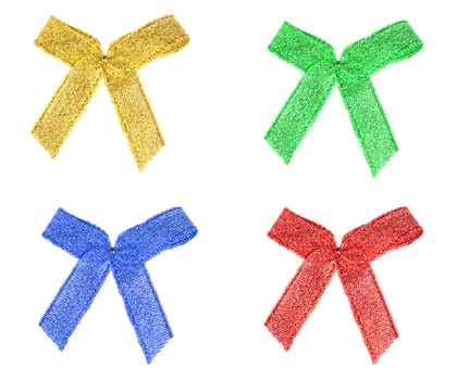 bow gift isolated on white background