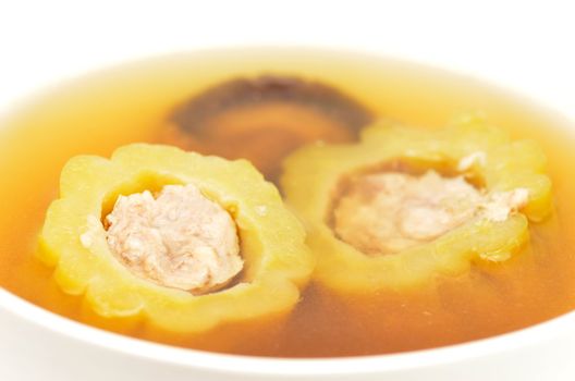 Bitter Soup with Pork and mushroom 