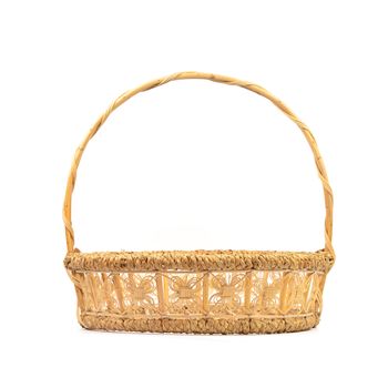 basket made from bamboo and reed