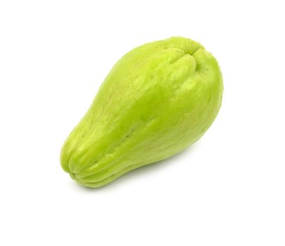 Chayote isolated on white background