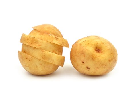 potato isolated on white background