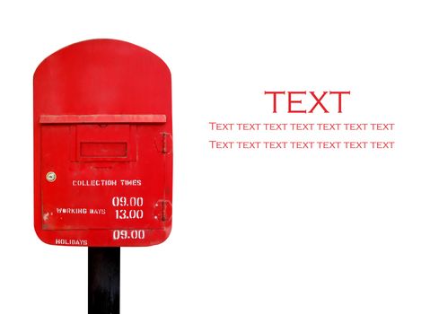 postbox isolated