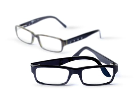 Pair of classic eye glasses, shallow DOF