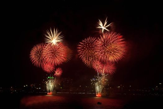 International Fireworks Competition at Pattaya,Thailand