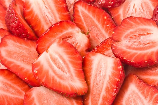 Fresh strawberry background