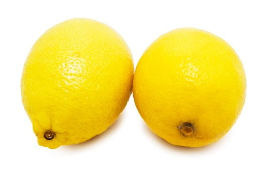 Lemons isolated on white background
