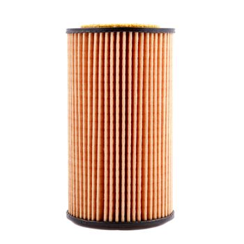 car spare parts, oil filter on a white background