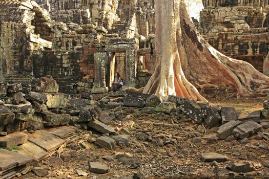 Banteay Kdei temple, Angkor area, Siem Reap, Cambodia