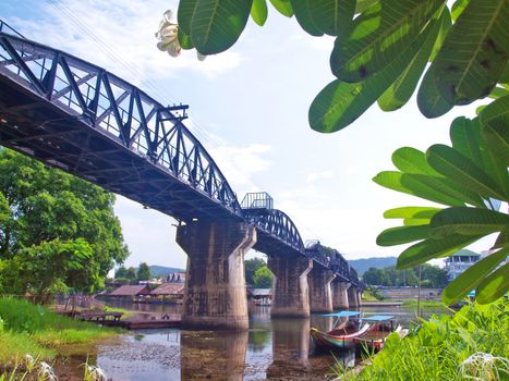 The bridge of the river kwai, The monument of WWII, Kanchanaburi, Thailand