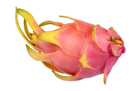 ripe pitahaya isolated on a white background