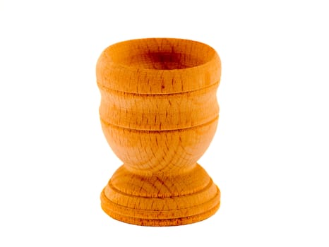 Wooden small pot glass for drinking vodka and other strong drinks.