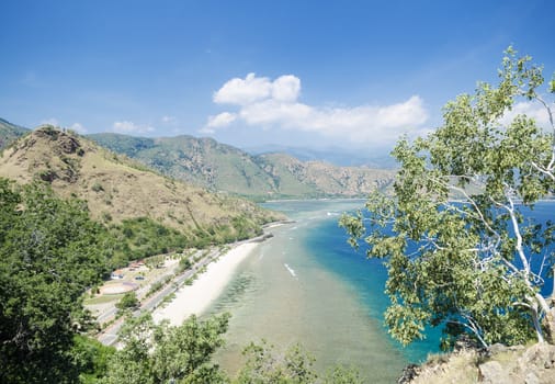 areia branca beach near dili in east timor, timor leste
