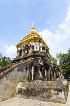 Wat Chiang Man temple in Chiang Mai, Thailand.