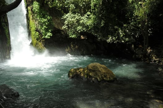 Waterfall in israel