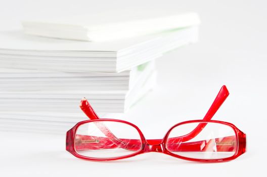 Photo of reading eyeglasses  , relax  from read a  book