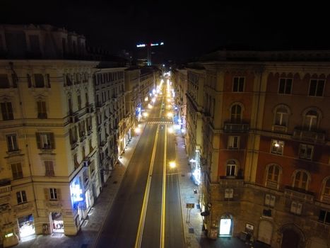 Night in Genoa, Italy