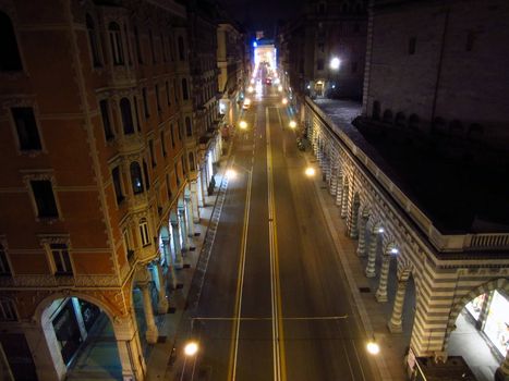 Night in Genoa, Italy