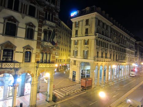 Night in Genoa, Italy