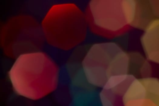 Blurry pattern of many decoration lights