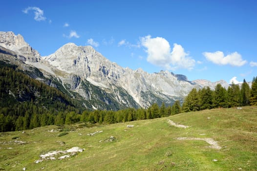 An image of a beautiful valley in the mountains