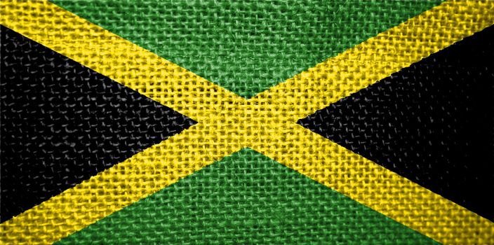 very big size illustration country flag of Jamaica