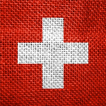 very big size illustration country flag of Switzerland