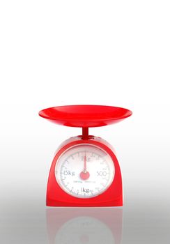 weight scale isolated