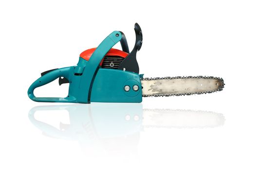 chain saw isolated