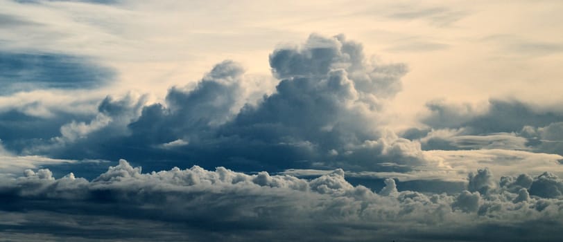 Nice cloudy sky background