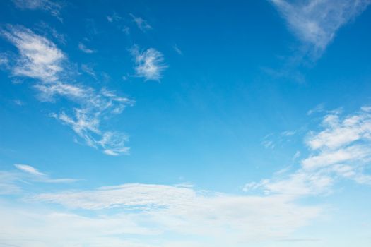 Stock Photo - Cloud on the blue sky texture background.