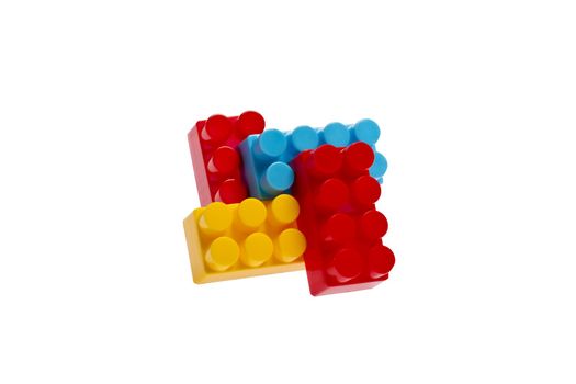 lego plastic toy blocks on white backgroud