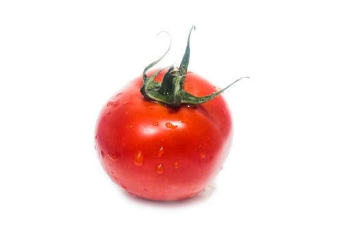 Fresh tomato, isolated on white background