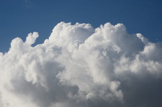 Cloud in blue sky background