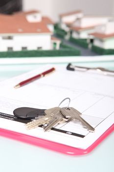 Empty estate-agent's office